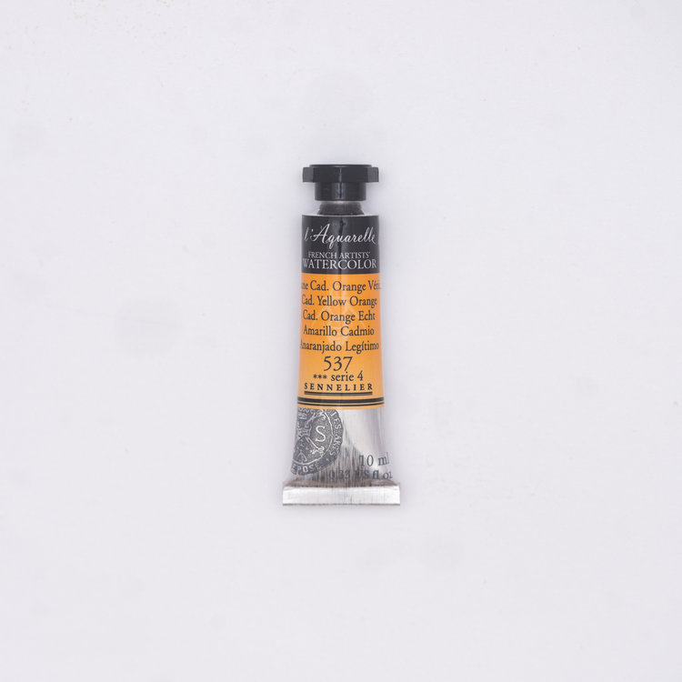 Sennelier 537 aquarelverf 10 ml - cadmiumgeel oranje