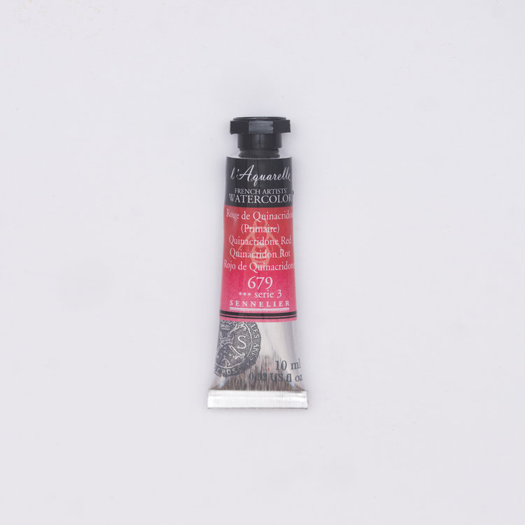 Sennelier 679 aquarelverf 10 ml - quinacridone rood