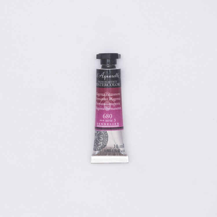 Sennelier 680 l'Aquarelle tube 10ml - permanent magenta