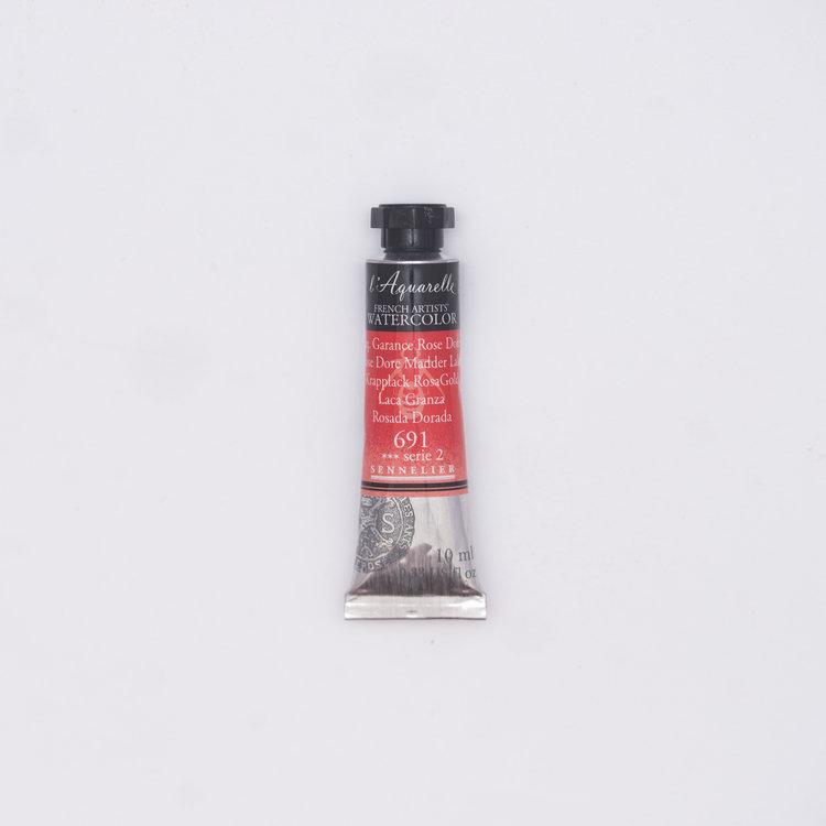 Sennelier 691 aquarelverf 10 ml - kraplak verguld roze
