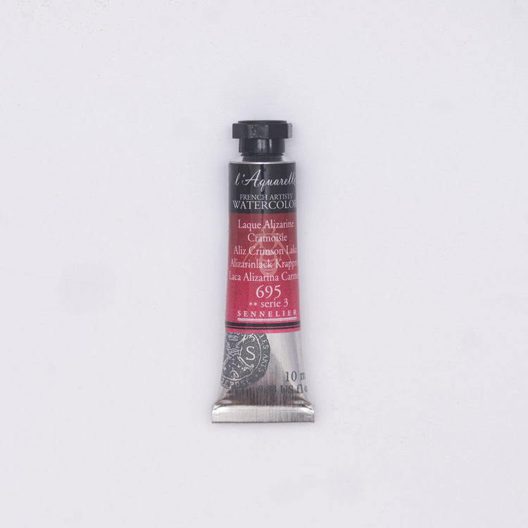 Sennelier 695 aquarelverf 10 ml - alizarienlak crimson