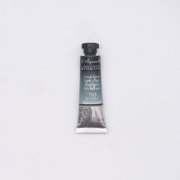 Sennelier 703 aquarelverf 10 ml - paynesgrijs