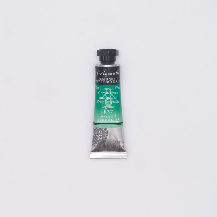 Sennelier 837 aquarelverf 10 ml - smaragdgroen