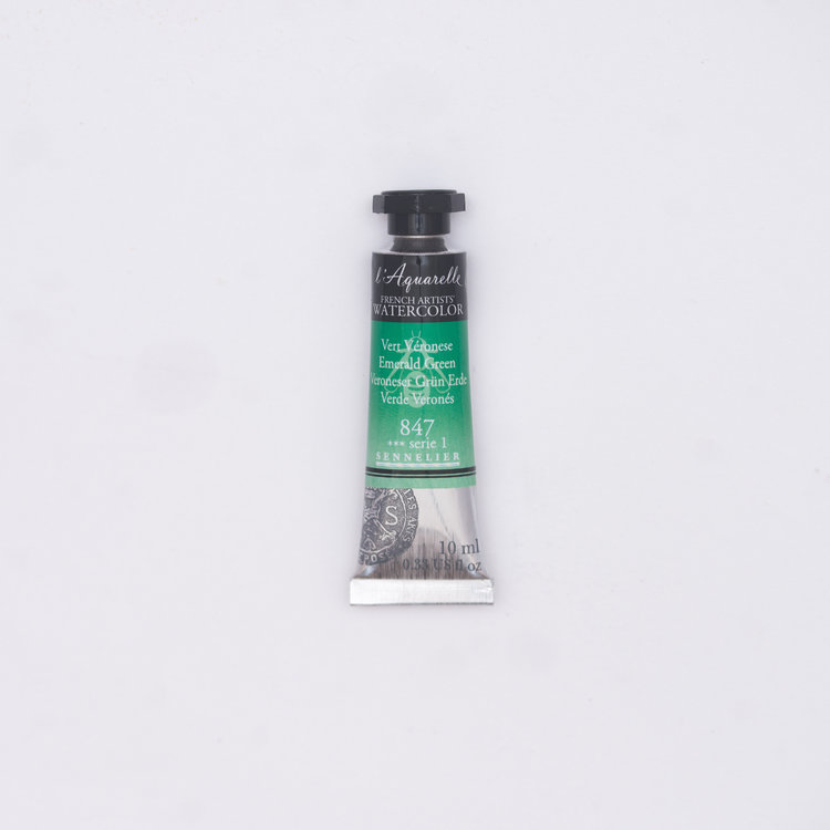 Sennelier 847 l'Aquarelle tube 10ml - Veronse groen
