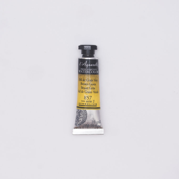 Sennelier 857 aquarelverf 10 ml - groengeel