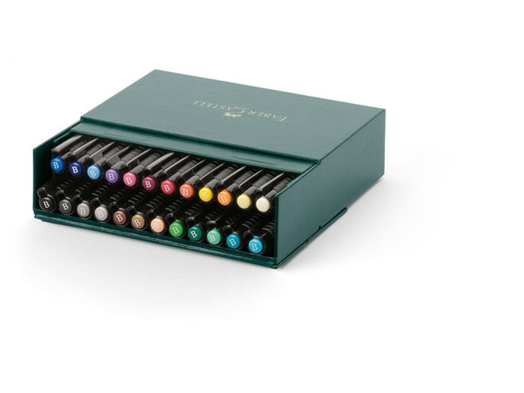 Faber Castell Pitt Artist brushpennen in studiobox 24 stuks