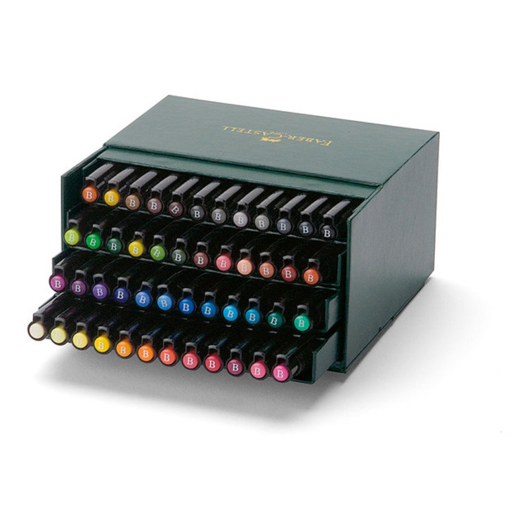 Faber Castell Pitt Artist brushpenen in studiobox 48 stuks