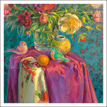 Art Revisited Keimpe van der Kooi - de bloemen en de vogels