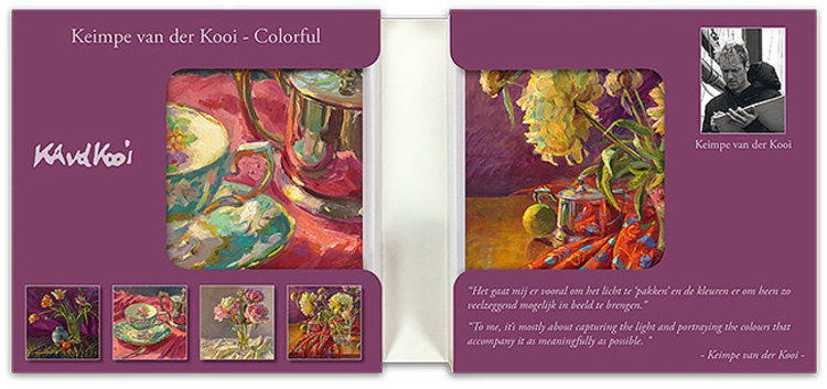 Art Revisited Colorful - set kaarten van Keimpe van der Kooi