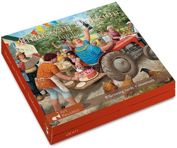 Art Revisited Tuinfeest - set kaarten van Marius van Dokkum