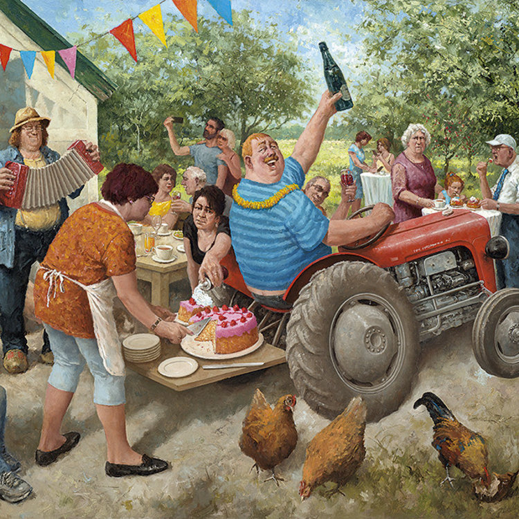 Art Revisited Tuinfeest - set kaarten van Marius van Dokkum