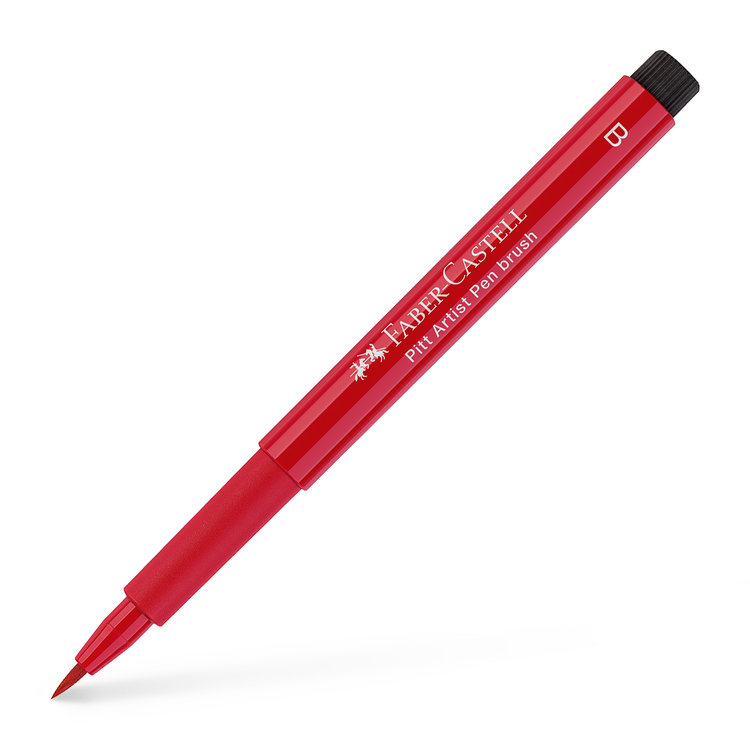 Faber Castell 219 Pitt Artist brushpen deep scarlet red