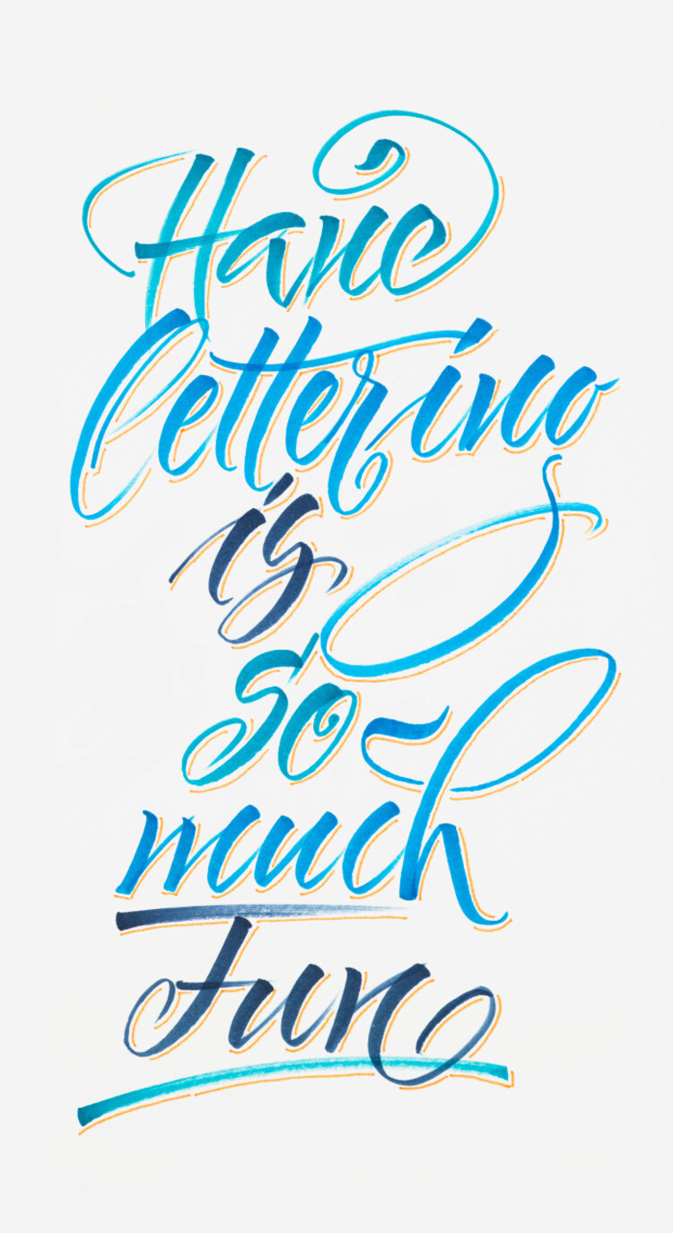 Faber Castell Pitt Artist brushpen (shades of blue)