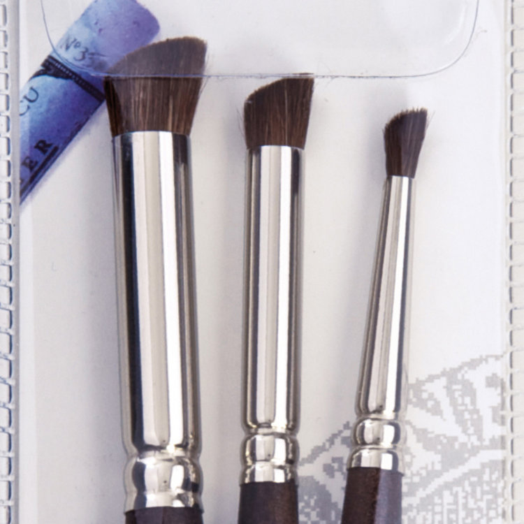 Sennelier pastel penselen set 3 stuks