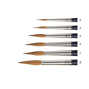 Winsor & Newton Kolinsky rond aquarel penseel #7