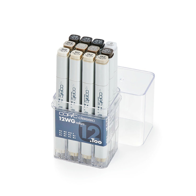 Copic Classic classic marker warm grey set 12 stuks