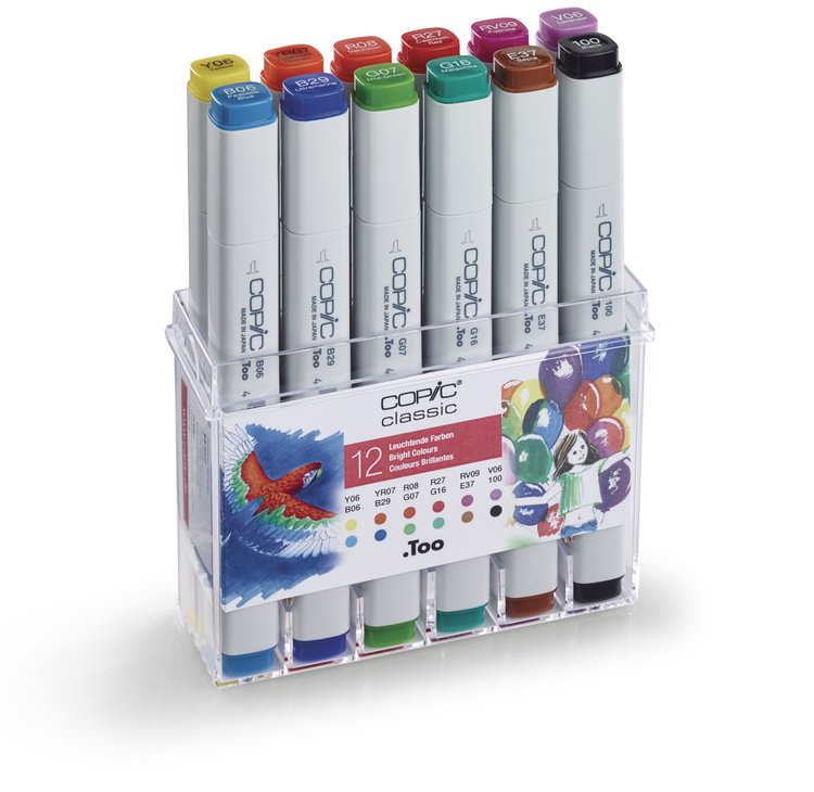 Copic Classic classic marker bright set 12 stuks