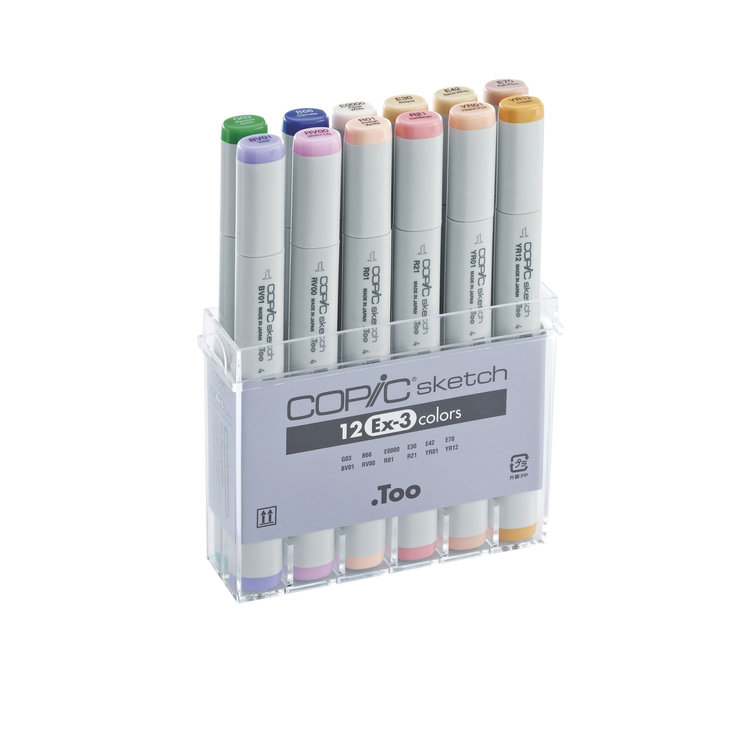 Copic Sketch sketch marker EX-3 Set (12)