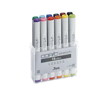 Copic Sketch sketch marker Basic Set (12)