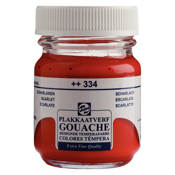 Talens 334 scharlaken - 50ml gouache
