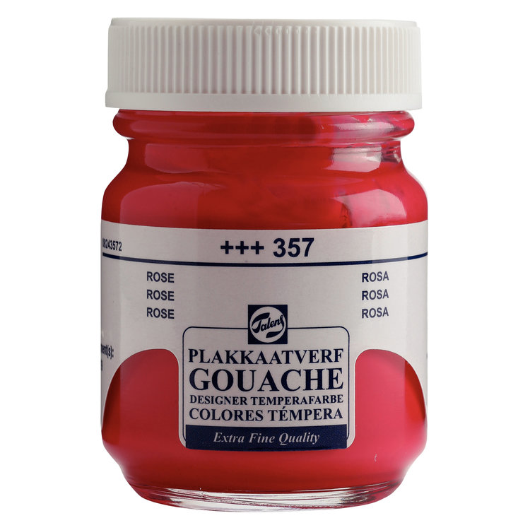 Talens gouache (plakkaat) 357 roze potje 50ml
