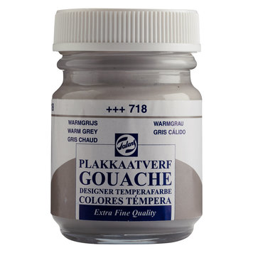 Talens 718 warmgrijs - 50ml gouache