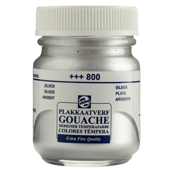 Talens 800 zilver - 50ml gouache