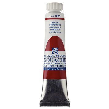 Talens 302 donkerrood - 20ml gouache