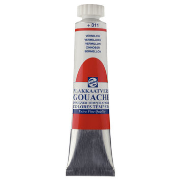 Talens 311 vermiljoen - 20ml gouache