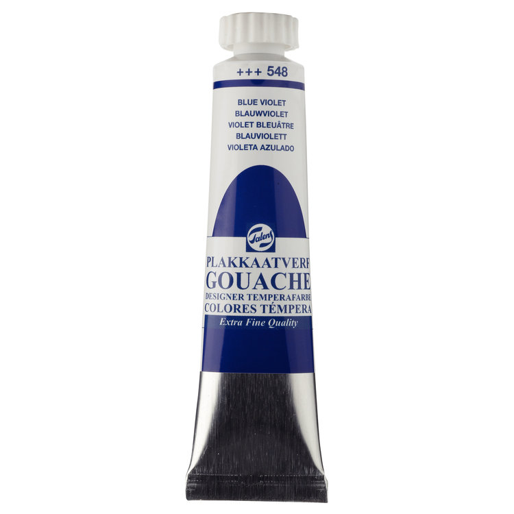 Talens gouache (plakkaat) 548 blauwviolet tube 20ml