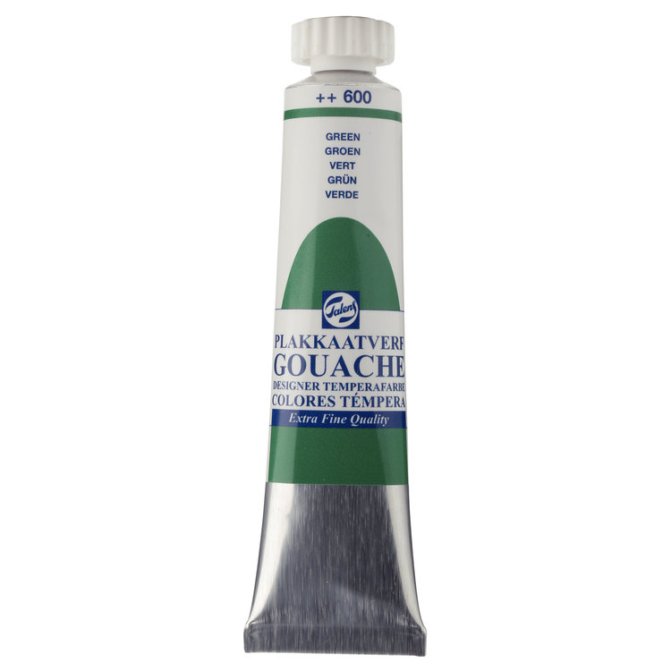 Talens gouache (plakkaat) 600 groen tube 20ml