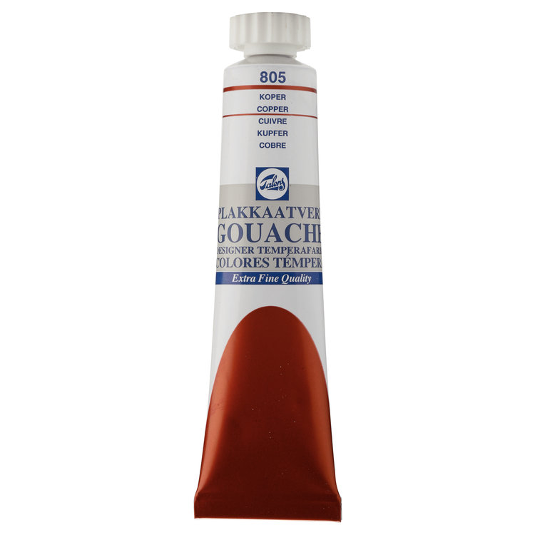 Talens gouache (plakkaat) 805 koper tube 20ml