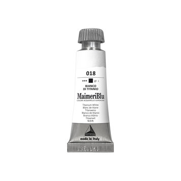 Maimeri Blu 018 titanium white - 12ml aquarelverf
