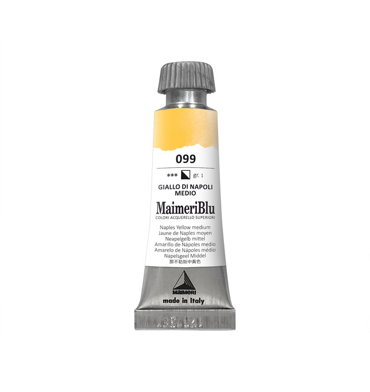 Maimeri Blu 099 aquarelverf tube 12ml - Naples yellow medium