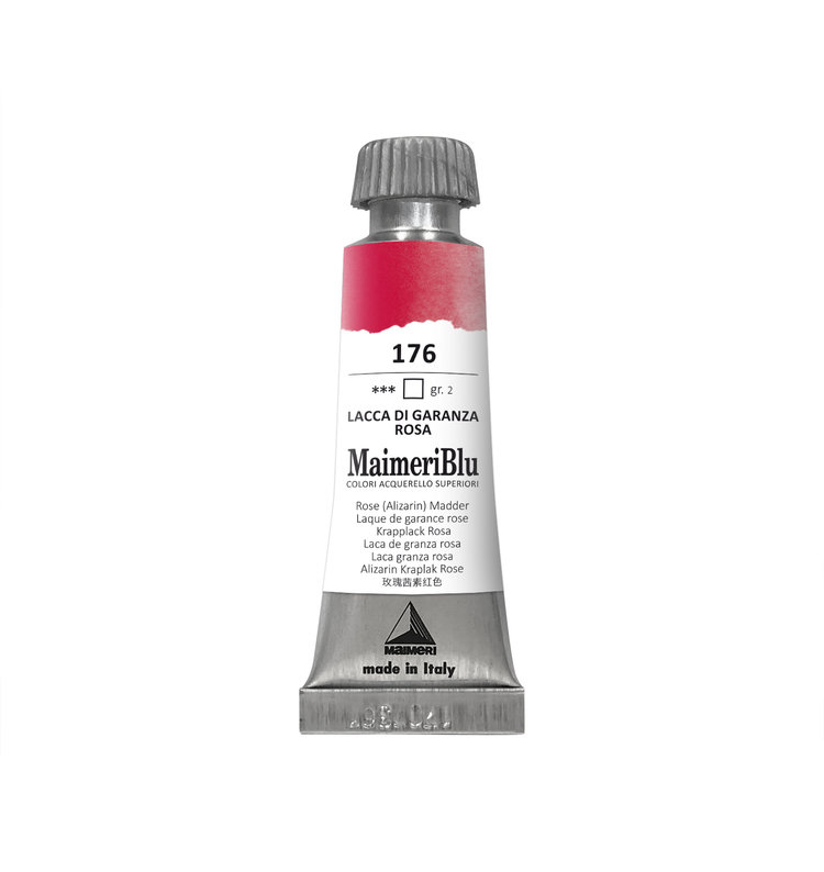 Maimeri Blu 176 aquarelverf tube 12ml - rose (alizarin) madder
