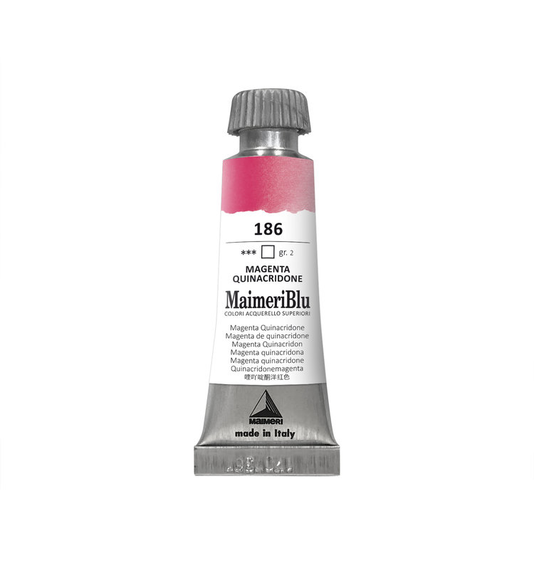 Maimeri Blu 186 aquarelverf tube 12ml - magenta quinacridone
