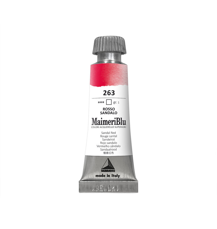 Maimeri Blu 263 aquarelverf tube 12ml - sandal red