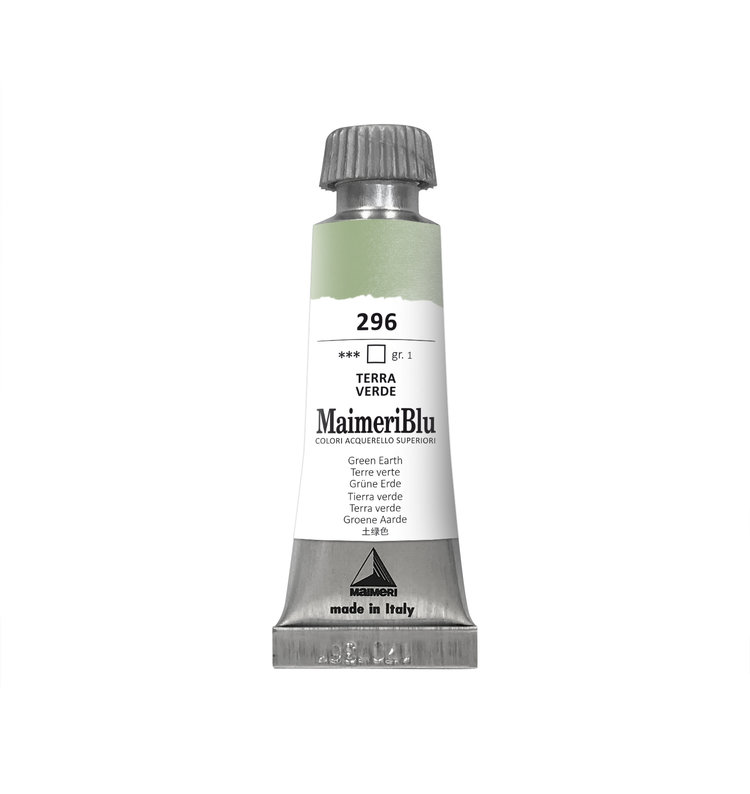 Maimeri Blu 296 aquarelverf tube 12ml - green earth
