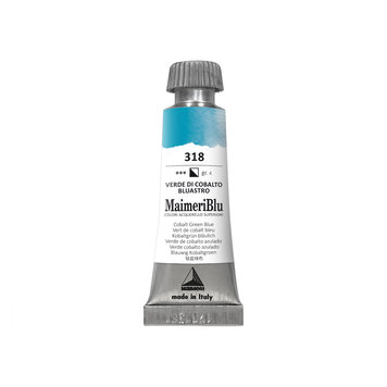 Maimeri Blu 318 cobalt green blue - 12ml aquarelverf