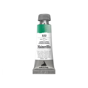 Maimeri Blu 322 Cupric green (phthalo) light - 12ml aquarelverf