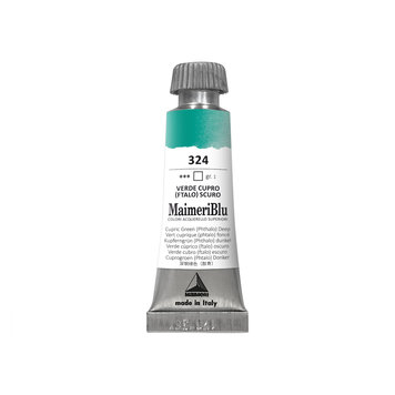 Maimeri Blu 324 Cupric green (phthalo) deep - 12ml aquarelverf