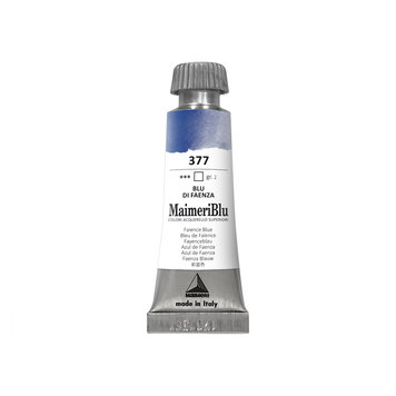 Maimeri Blu 377 Faience blue - 12ml aquarelverf