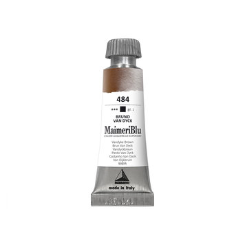 Maimeri Blu 484 Vandyke brown - 12ml aquarelverf