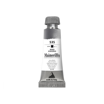 Maimeri Blu 535 ivory black - 12ml aquarelverf