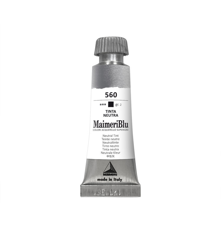 Maimeri Blu 560 aquarelverf tube 12ml - neutral tint
