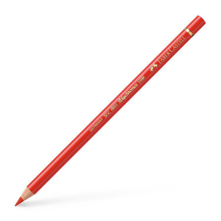 Faber Castell 117 Polychromos kleurpotlood  cadmiumrood fel