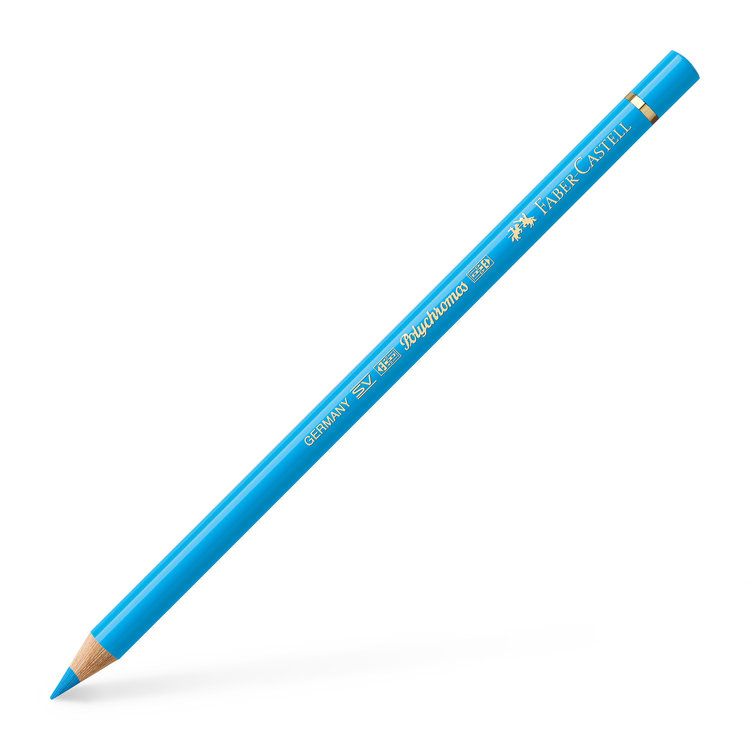 Faber Castell 145 Polychromos kleurpotlood  phthaloblauw fel