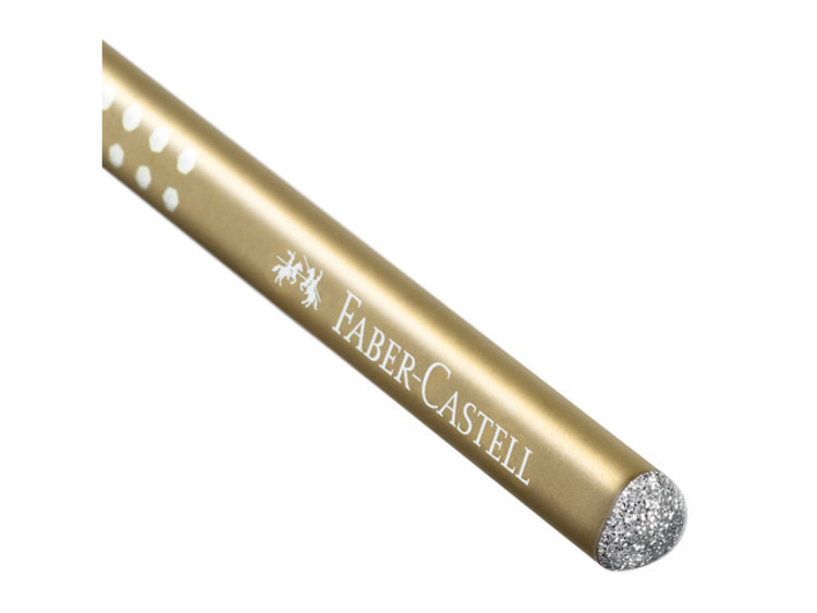 Faber Castell grafietpotlood GRIP sparkle (B)