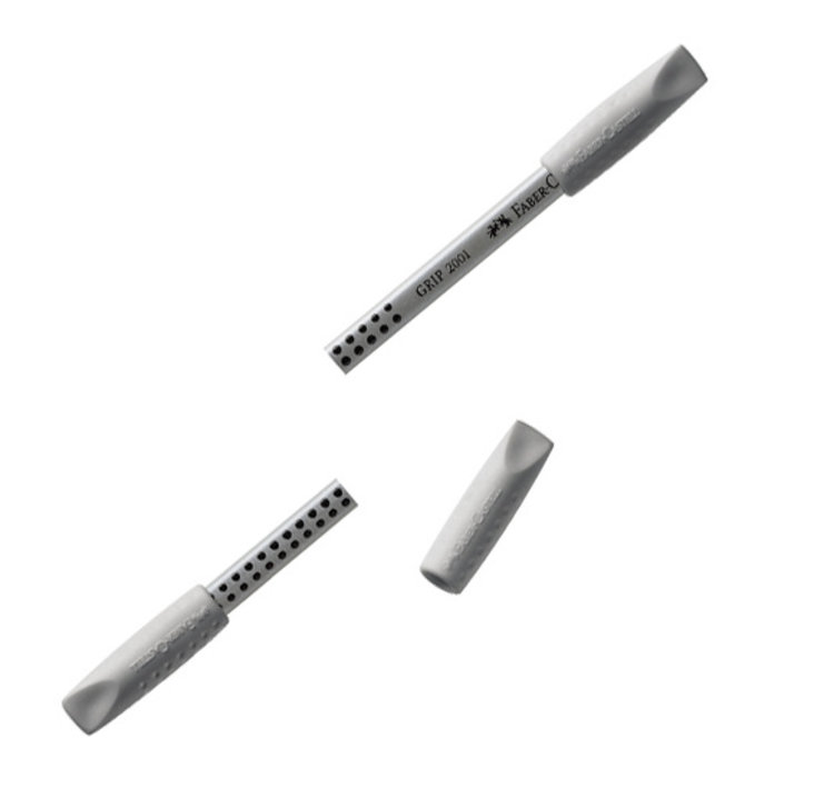 Faber Castell gumdoppen - 2 stuks