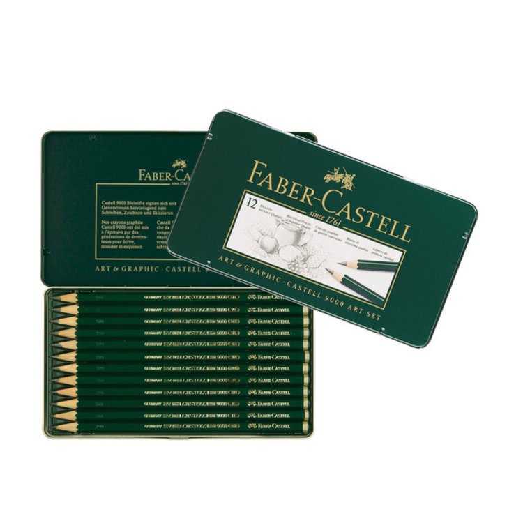 Faber Castell grafietpotloden Castell 9000 Art set - 12 delig